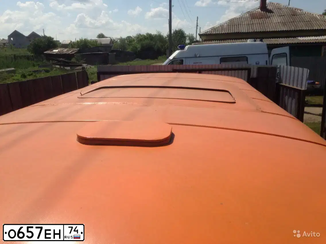 Фото автомобиля UAZ 3909, 1994 — госномер О657ЕН74. Цвет: ОРАНЖЕВЫЙ