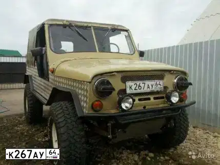 Фото автомобиля УАЗ 31512, 1993 — госномер К267АУ64. Цвет: ПЕСОЧНЫЙ