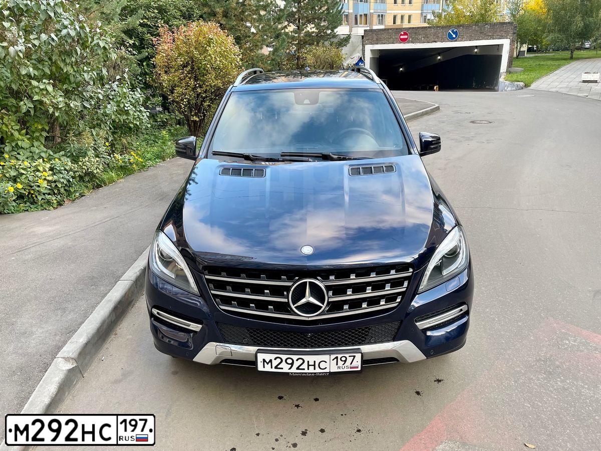 Фото автомобиля MERCEDES M-KLASSE, 2008 — госномер Н112КН197. Цвет: ЧЕРНЫЙ