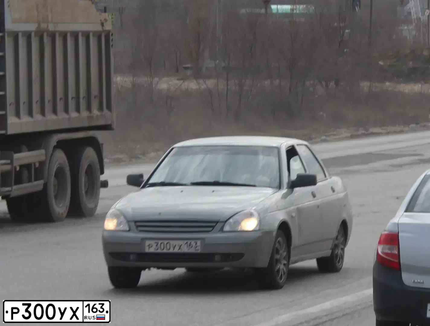 Фото автомобиля LADA 2170 PRIORA, 2008 — госномер К811КН763. Цвет: СЕРО-БЕЖЕВЫЙ