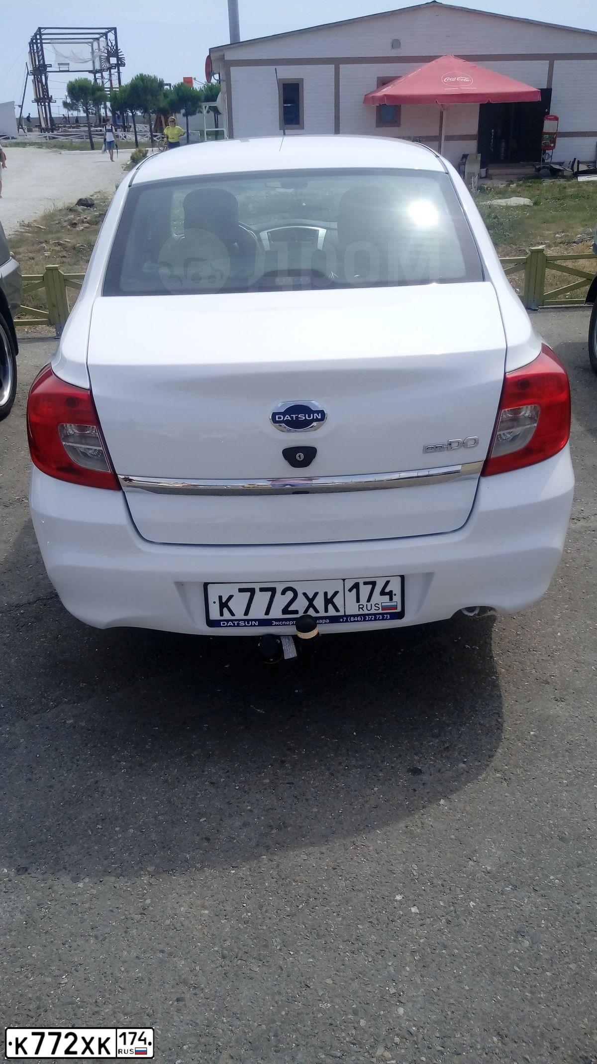 Фото автомобиля DATSUN ON-DO, 2017 — госномер Н112ВС774. Цвет: Белый
