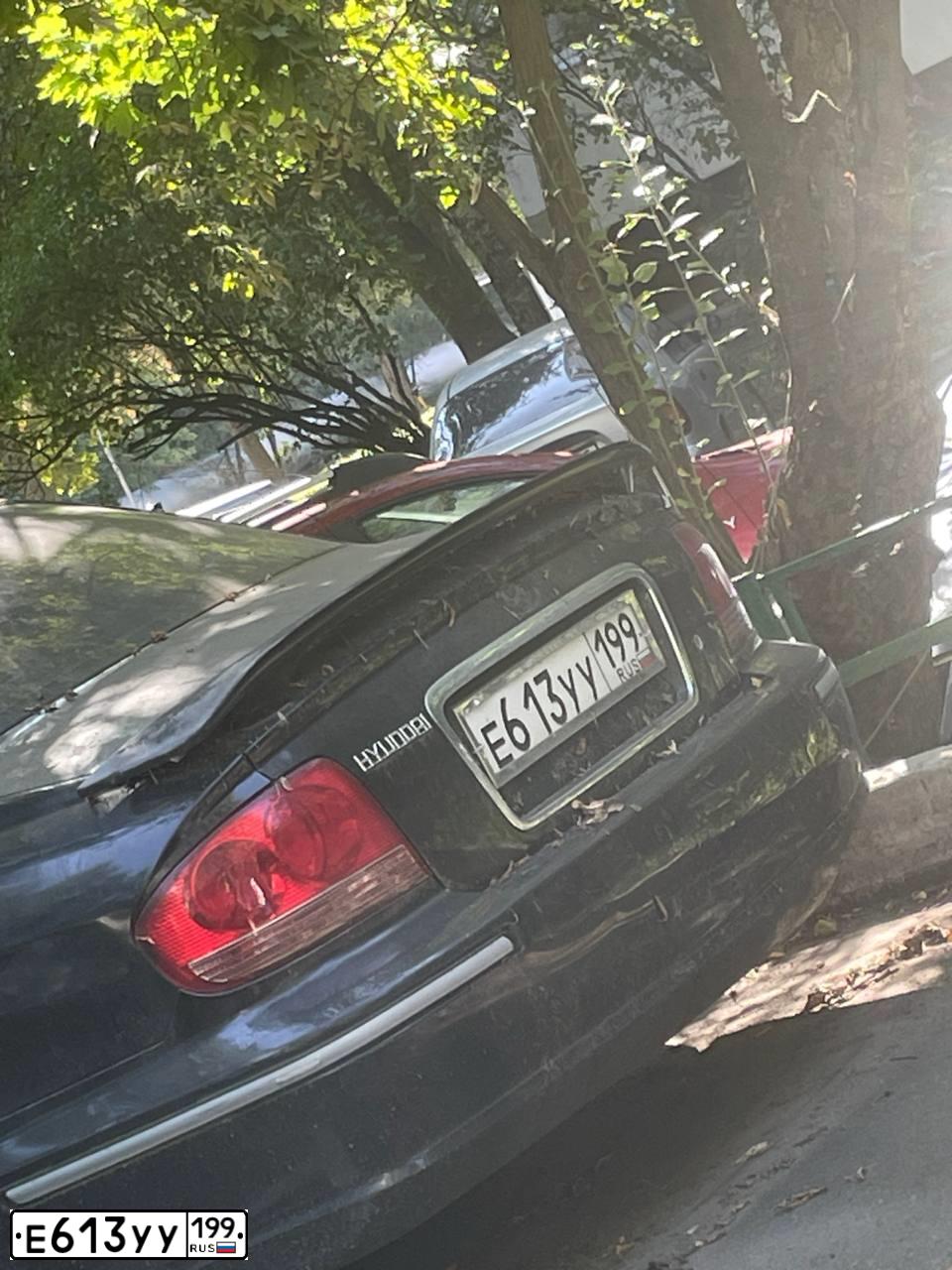 Фото автомобиля HYUNDAI SONATA, 2003 — госномер М734УВ177