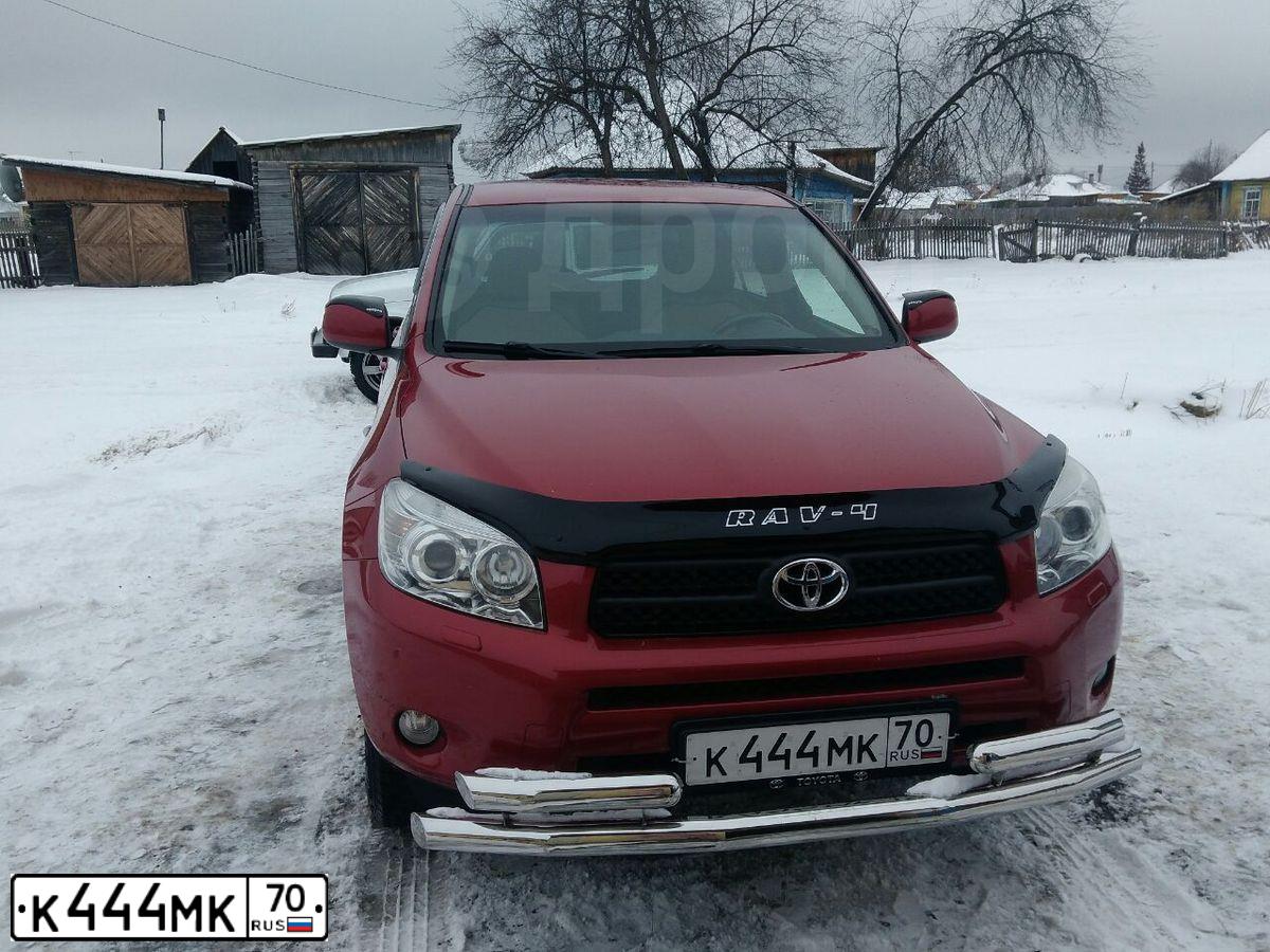 Фото автомобиля TOYOTA RAV4, 2008 — госномер К444МК70. Цвет: КРАСНЫЙ
