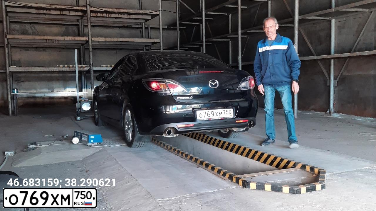 Фото автомобиля MAZDA 6, 2011 — госномер Х623КС197. Цвет: ЧЕРНЫЙ
