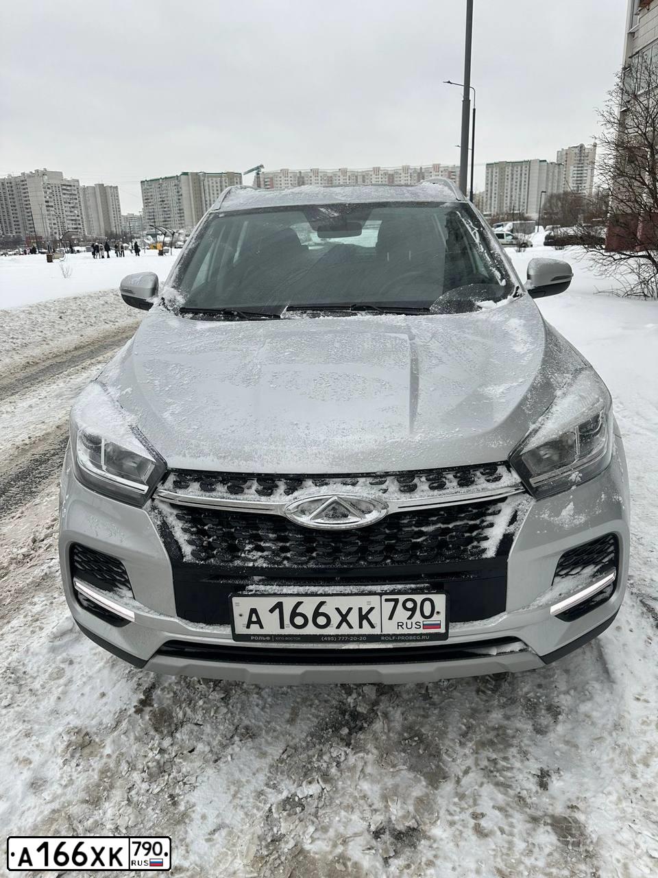 Фото автомобиля CHERY TIGGO4, 2022 — госномер М329МУ193. Цвет: БЕЛЫЙ ЖЕЛТЫЙ СЕРЫЙ