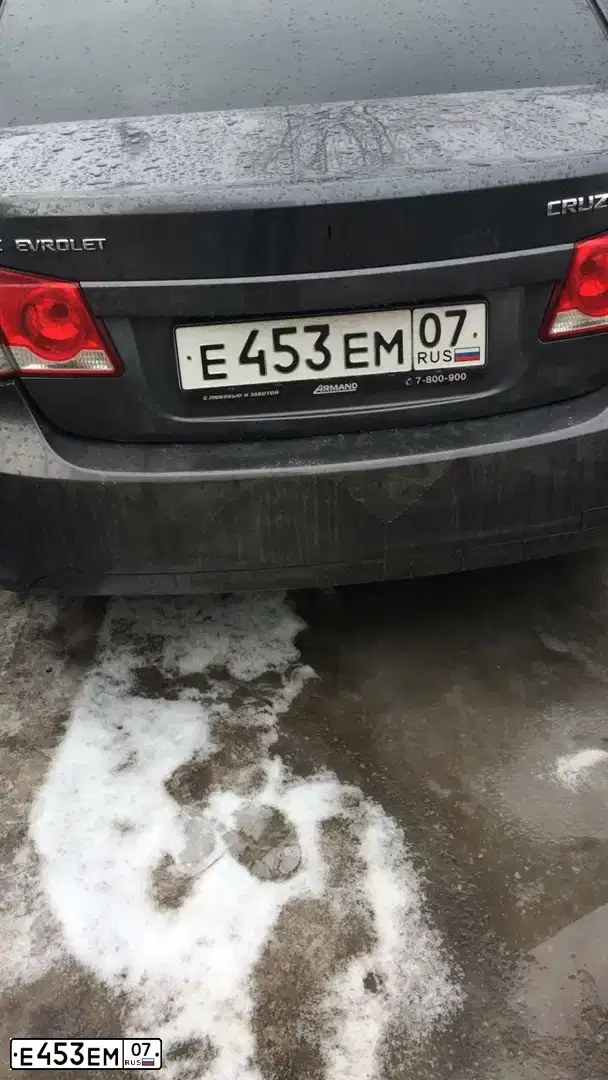 Фото автомобиля CHEVROLET CRUZE, 2009 — госномер Е453ЕМ07. Цвет: СЕРЫЙ МЕТАЛЛИК