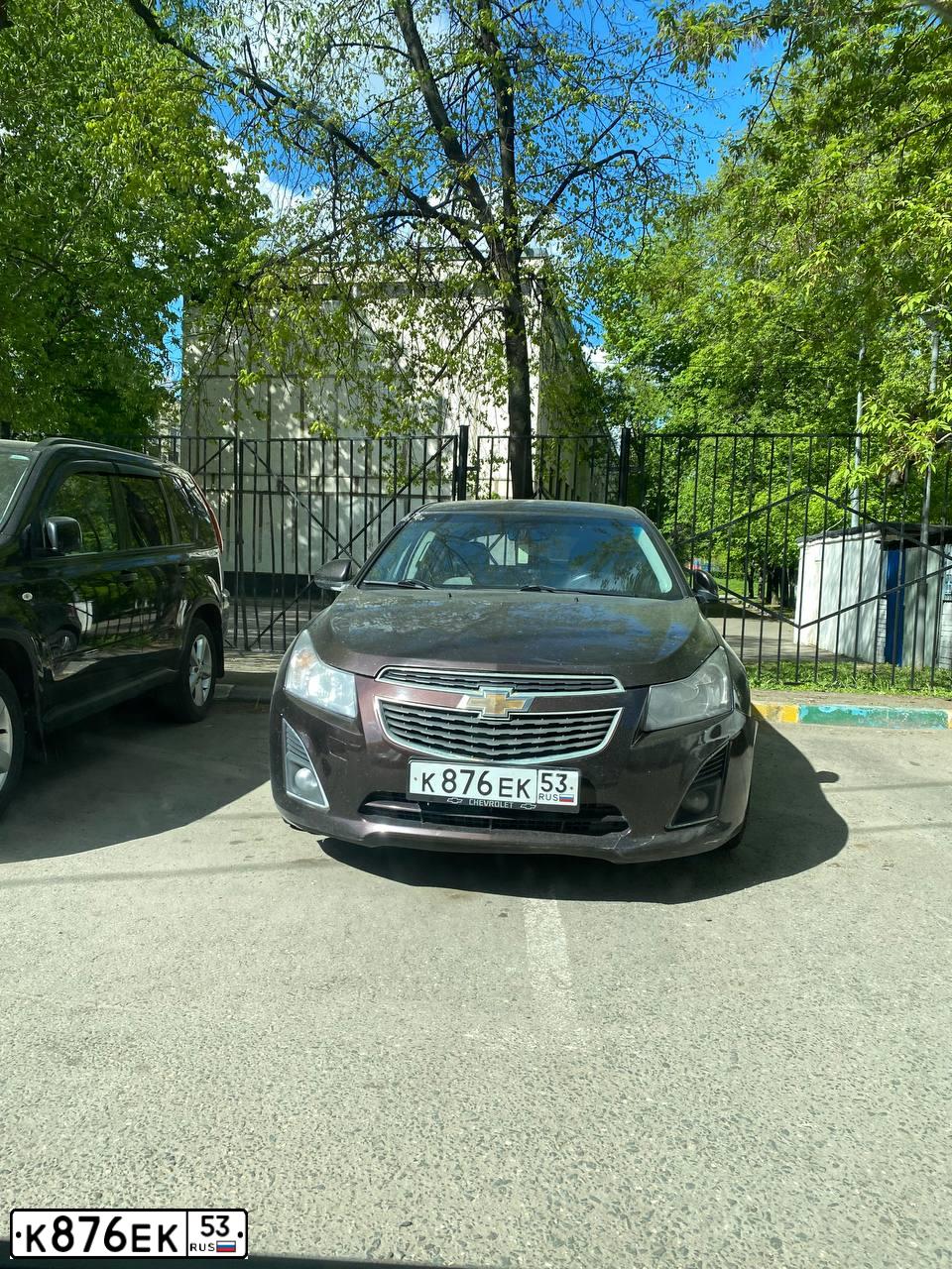 Фото автомобиля CHEVROLET CRUZE, 2013 — госномер Р876АР550