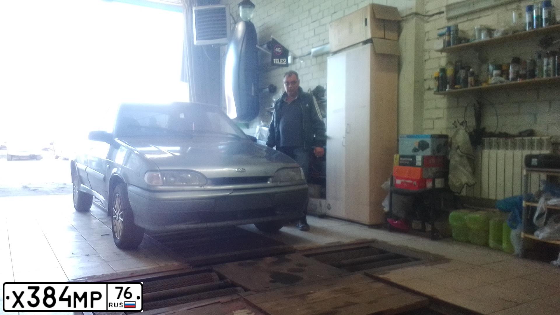 Фото автомобиля LADA 2114, 2008 — госномер У613ВВ152. Цвет: СЕРЫЙ