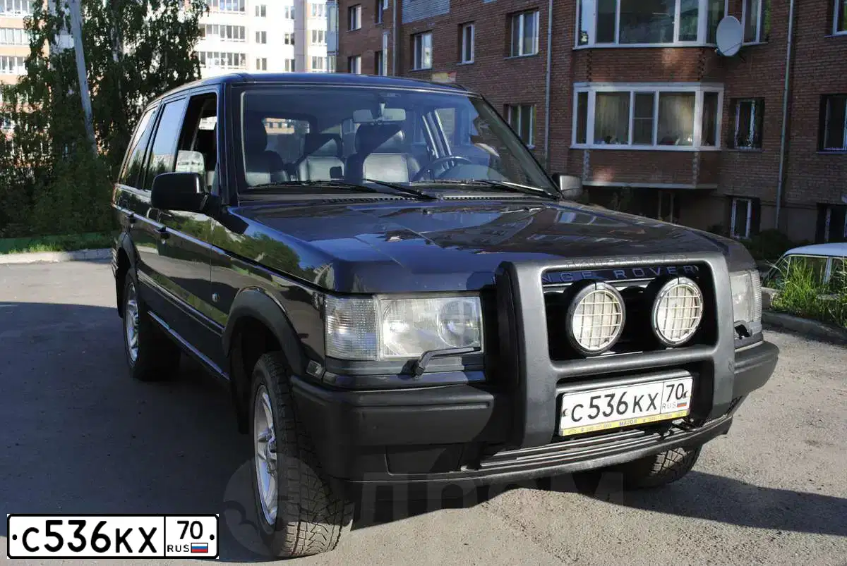 Фото автомобиля LANDROVER RANGE ROVER, 1998 — госномер С536КХ70. Цвет: ЧЕРНЫЙ
