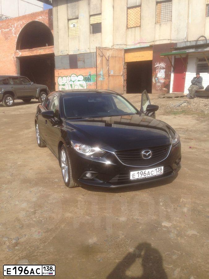 Фото автомобиля MAZDA 6, 2014 — госномер В307НВ03. Цвет: ЧЕРНЫЙ