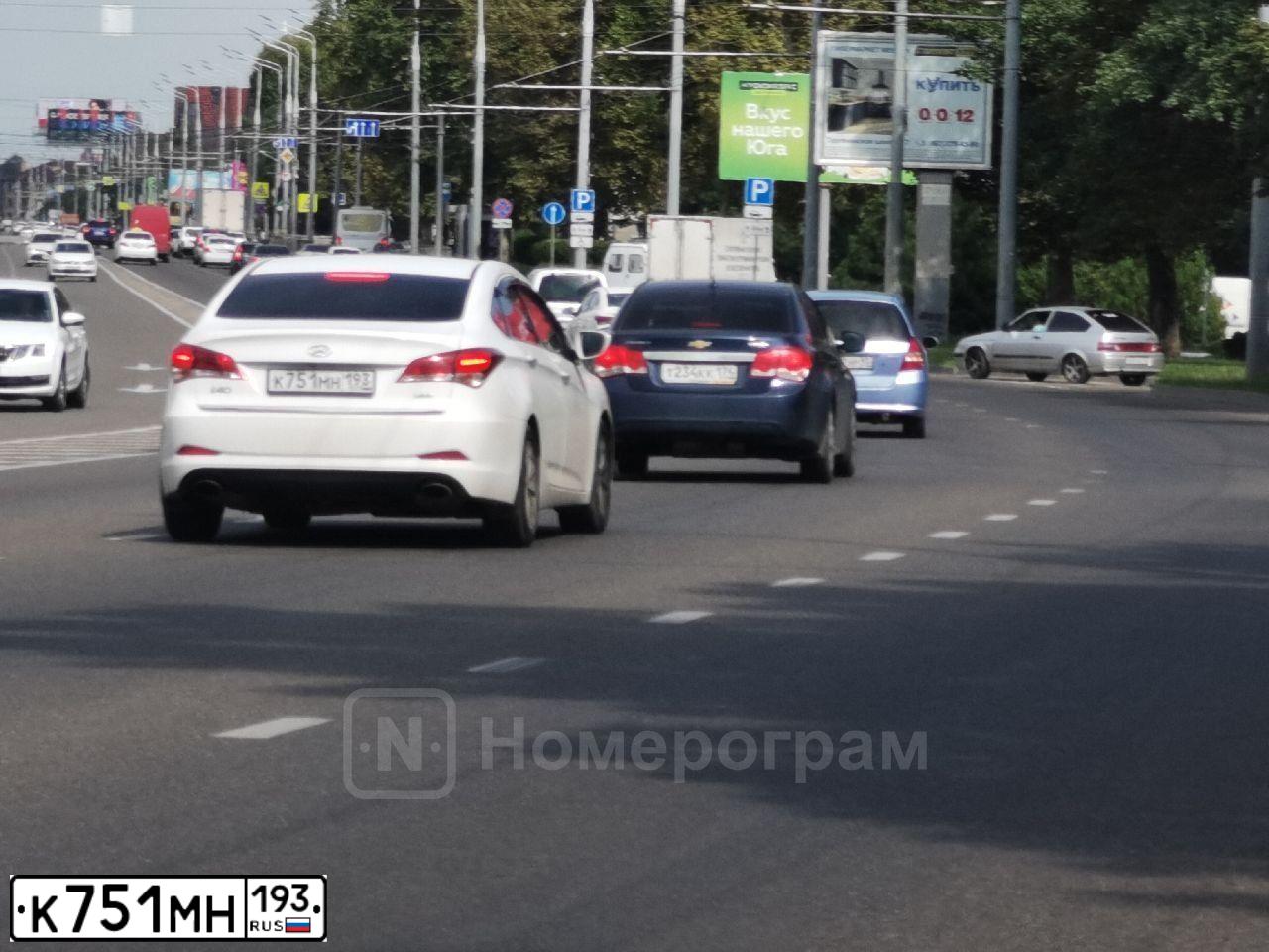 Фото автомобиля LANDROVER RANGE ROVER SPORT, 2015 — госномер К751МН193. Цвет: БЕЛЫЙ ЯРКИЙ