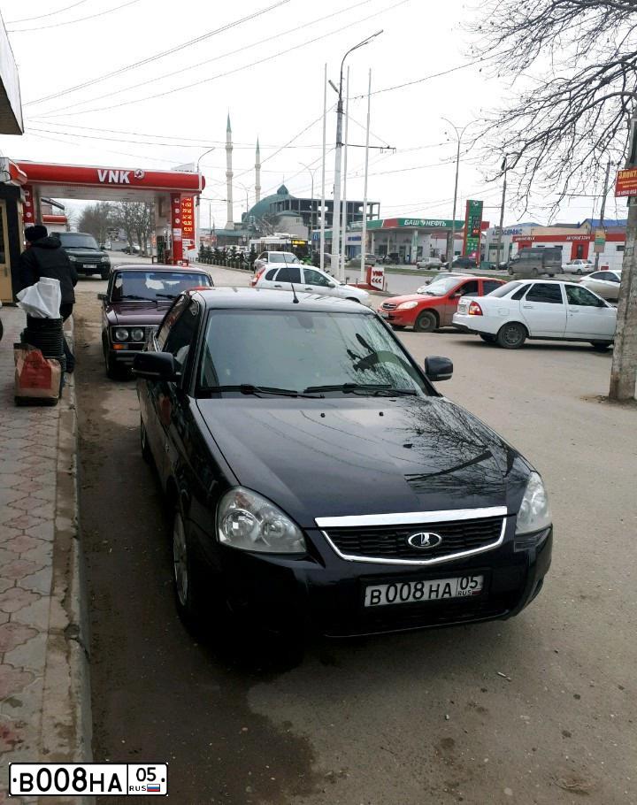 Фото автомобиля LADA 2107 LADA, 2011 — госномер В008НА05. Цвет: СРЕДНИЙ СЕРО-ЗЕЛЕНЫЙ МЕТ.