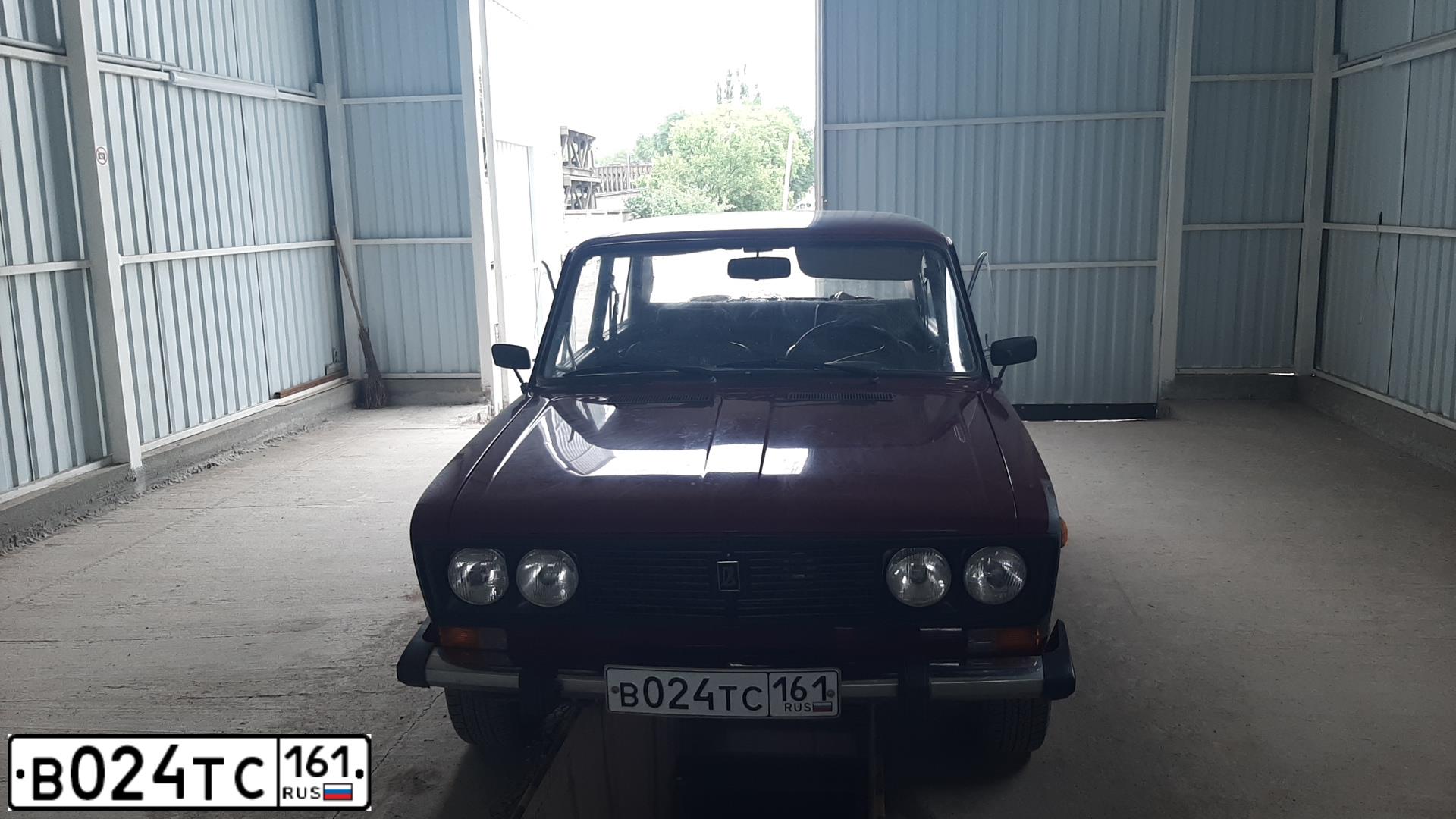 Фото автомобиля LADA 2106, 2001 — госномер В024ТС161. Цвет: ТЕМНО-БОРДОВЫЙ