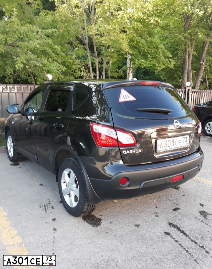 Фото автомобиля NISSAN QASHQAI, 2012 — госномер М443ТА13. Цвет: ЧЕРНЫЙ