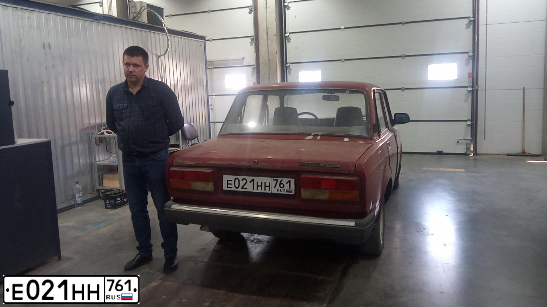 Фото автомобиля LADA 2107, 2006 — госномер Н737КО761. Цвет: ВИШНЕВЫЙ