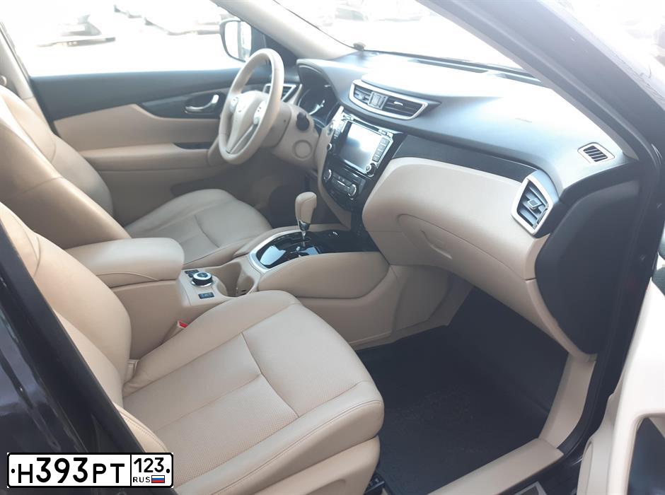 Фото автомобиля NISSAN X-TRAIL, 2015 — госномер Н393РТ123. Цвет: ЧЕРНЫЙ