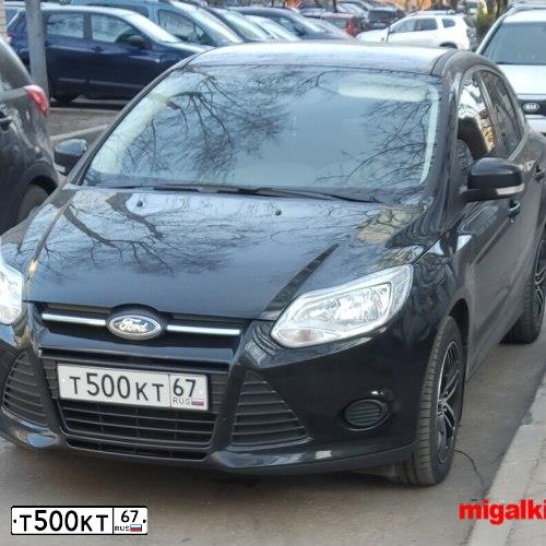 Фото автомобиля FORD FOCUS, 2011 — госномер К701РВ797. Цвет: ЧЕРНЫЙ
