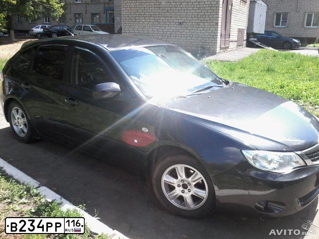 Фото автомобиля SUBARU IMPREZA, 2008 — госномер В234РР116. Цвет: СЕРЫЙ