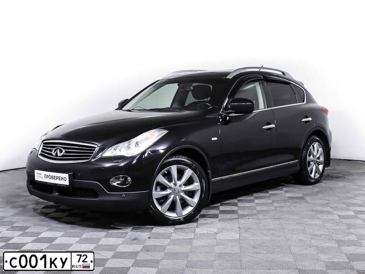 Фото автомобиля INFINITI QX50 /EX/, 2012 — госномер С001КУ72. Цвет: ЧЕРНЫЙ