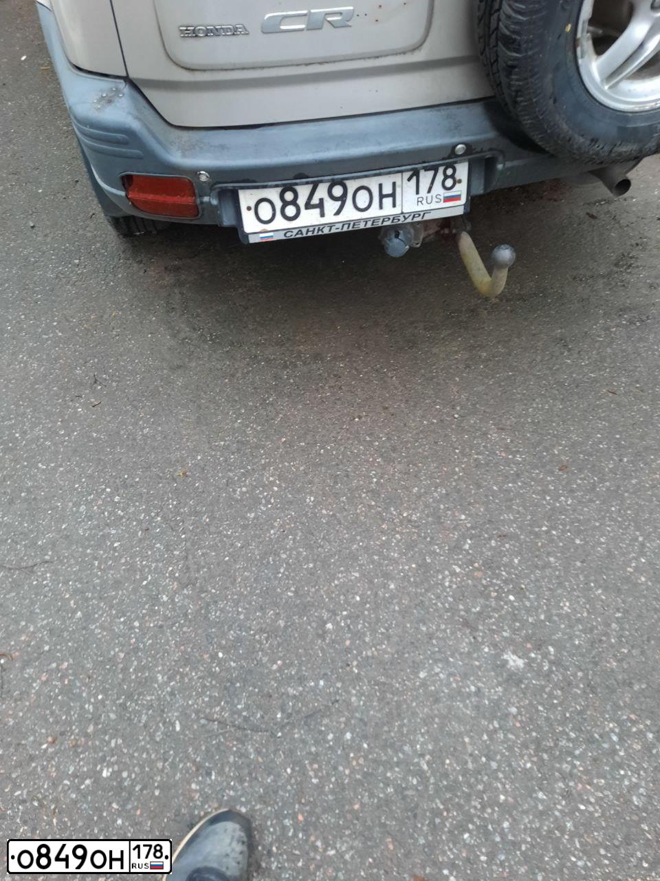 Фото автомобиля HONDA CR-V, 1998 — госномер М434СН98. Цвет: ПЕРЛАМУТРОВО-СЕРЫЙ