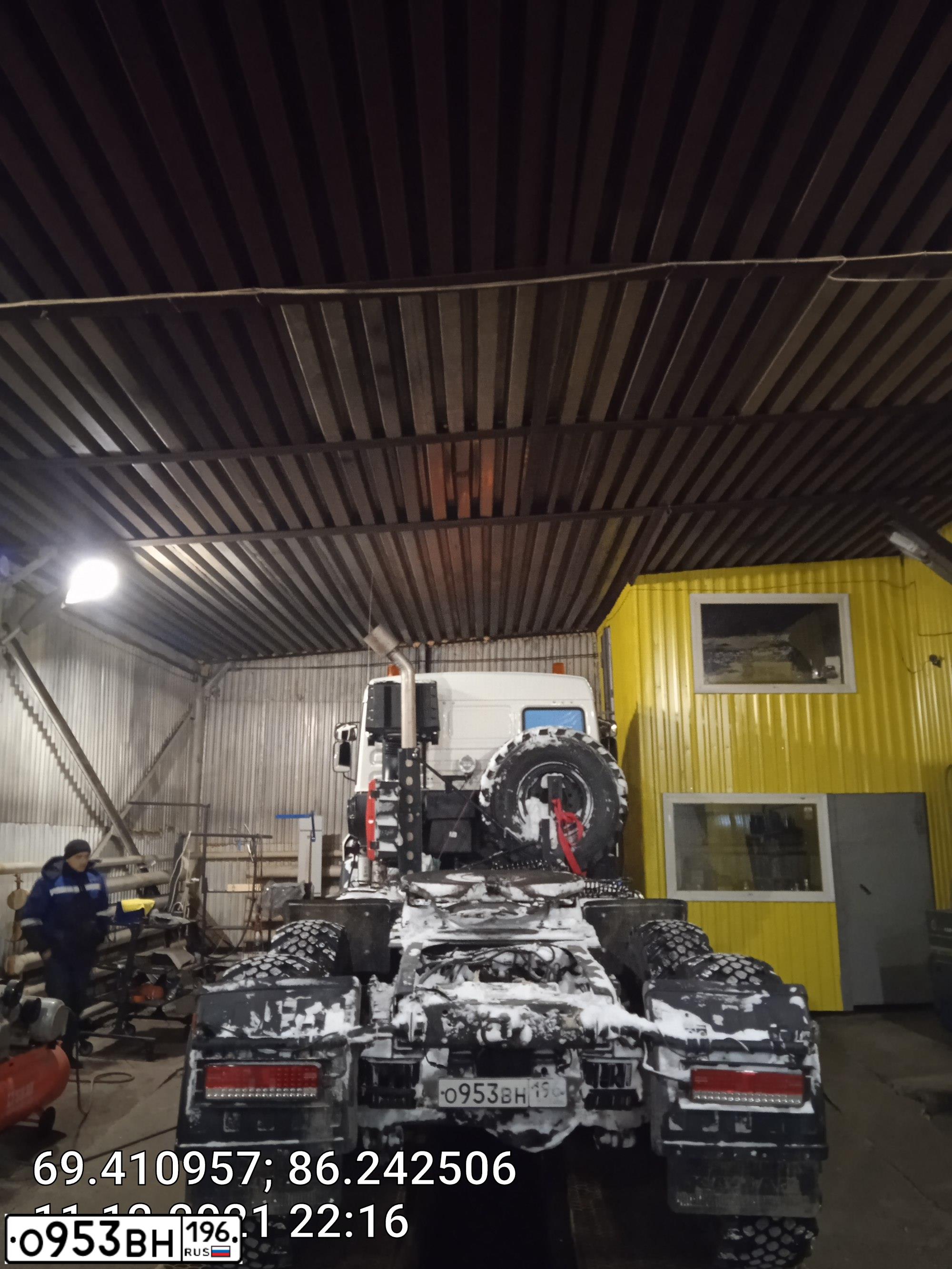 Фото автомобиля КАМАЗ КАМАЗ 53504-50 КАМАЗ 53504-50, 2020 — госномер М534ВР186. Цвет: Белый