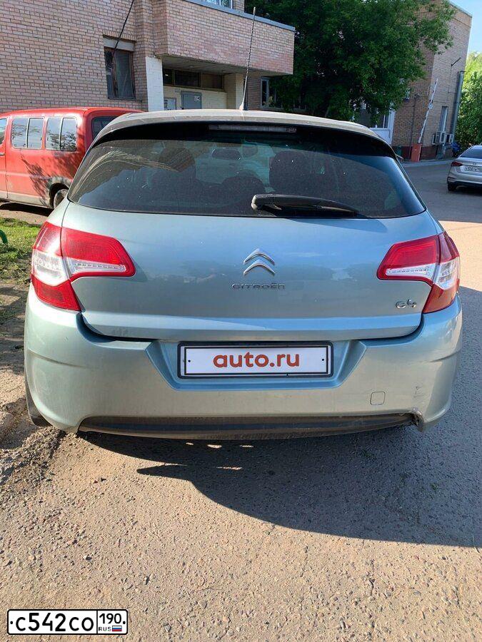 Фото автомобиля CITROEN C4, 2011 — госномер А476МХ797. Цвет: ЗЕЛЕНЫЙ