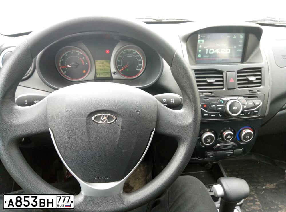 Фото автомобиля LADA 2192 KALINA, 2013 — госномер О080КК05. Цвет: Сине-Черный