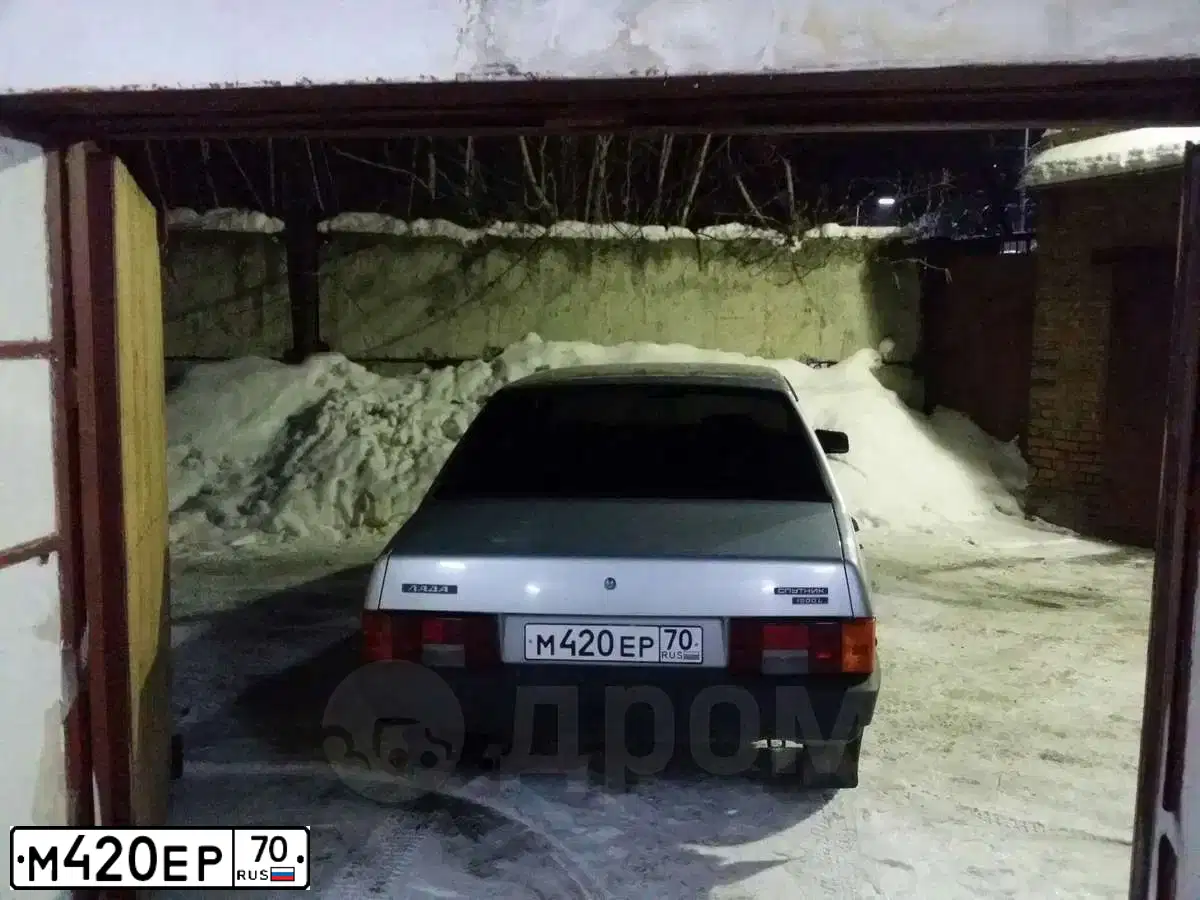 Фото автомобиля LADA 2109 SAMARA, 2001 — госномер М420ЕР70. Цвет: СЕРЕБРИСТО-ГОЛУБОЙ