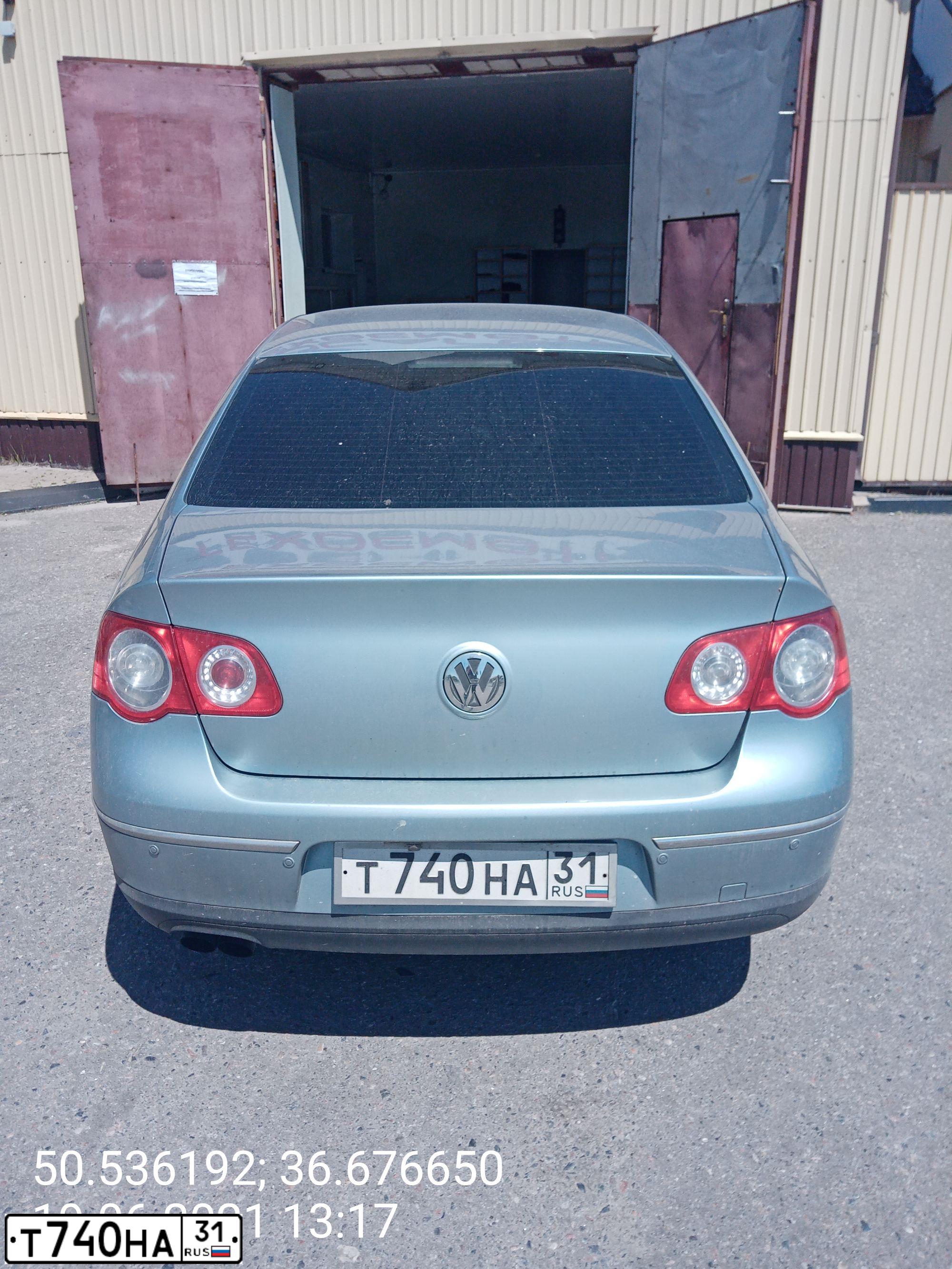 Фото автомобиля VOLKSWAGEN PASSAT, 2008 — госномер А674ТУ147. Цвет: СЕРО-ГОЛУБОЙ