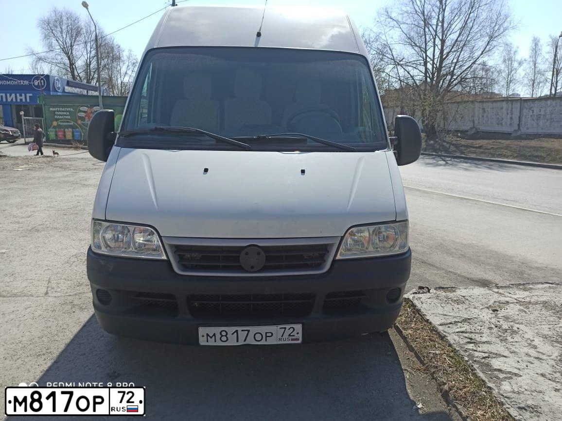 Фото автомобиля FIAT DUCATO, 2010 — госномер С846ВЕ196. Цвет: Белый