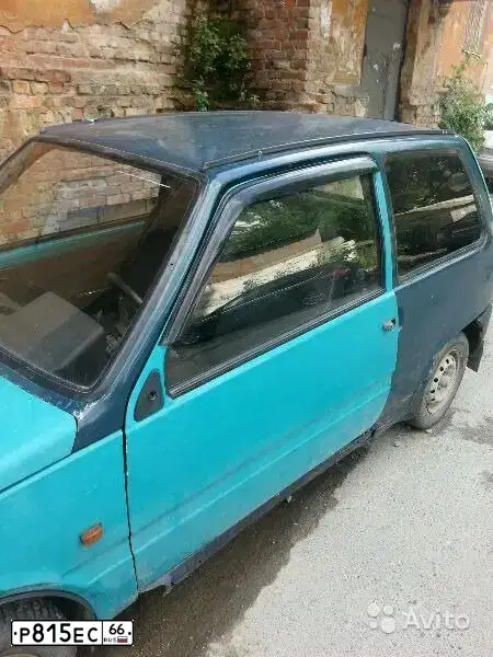 Фото автомобиля SEAZ OKA, 2001 — госномер М346ВН03. Цвет: Сине-зеленый