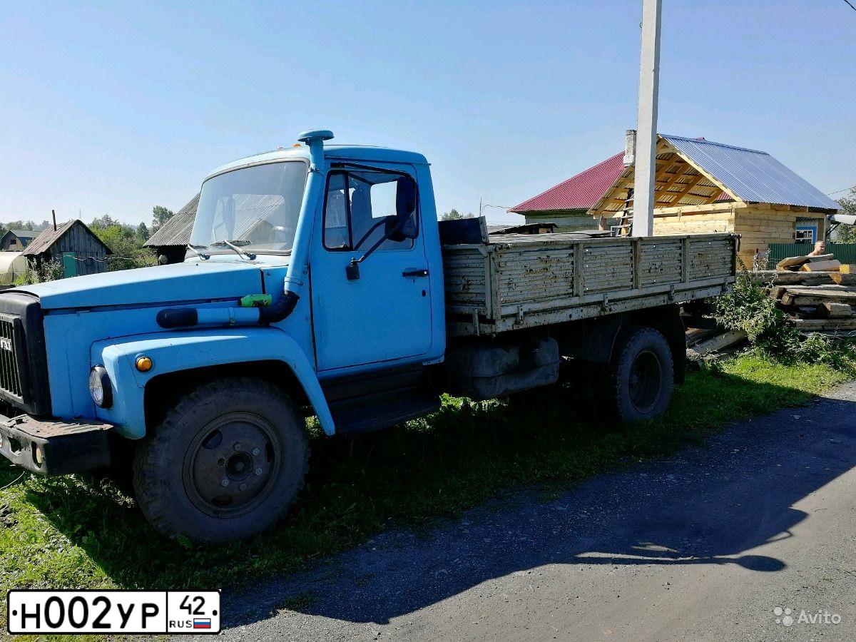 Фото автомобиля ГАЗ 3306, 1994 — госномер К520МС142. Цвет: голубой