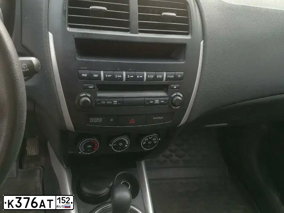 Фото автомобиля MITSUBISHI ASX, 2012 — госномер К376АТ152. Цвет: СЕРЫЙ