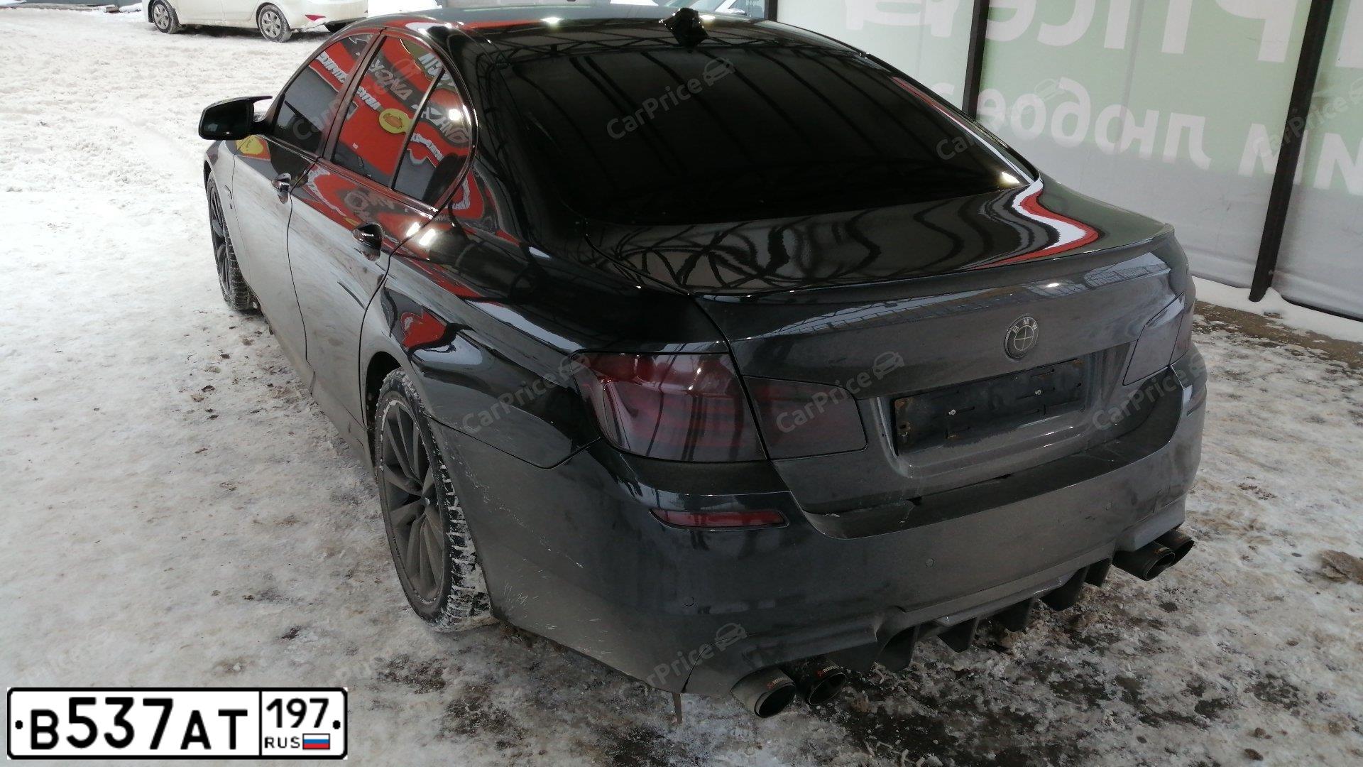 Фото автомобиля BMW SERIE 5, 2010 — госномер В003НК40. Цвет: ЧЕРНЫЙ