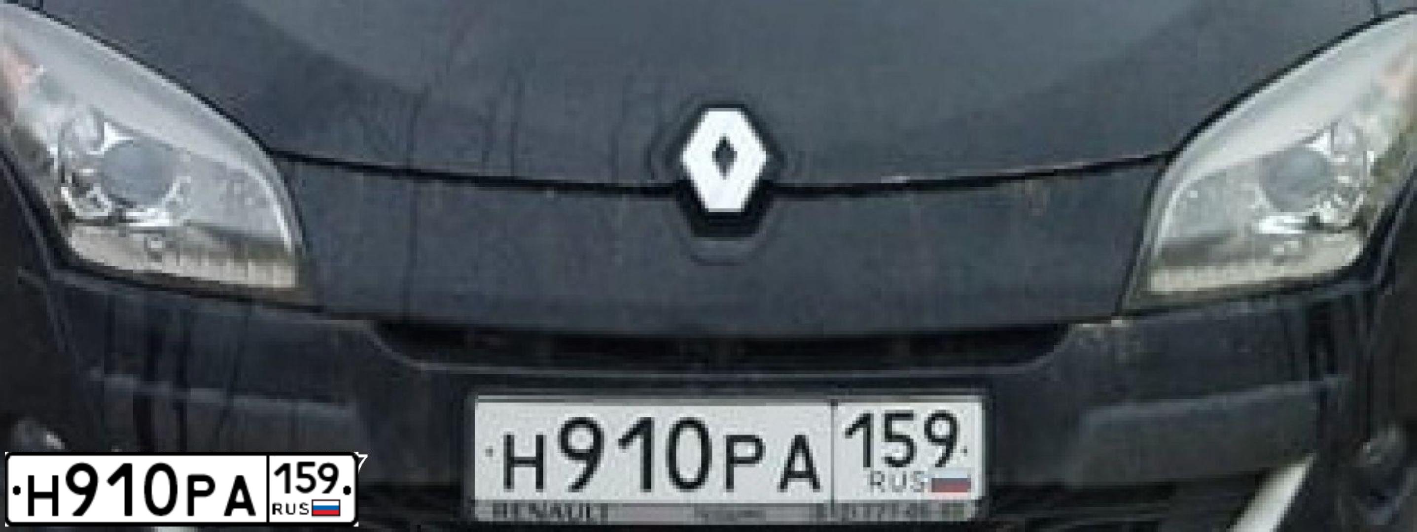 Фото автомобиля RENAULT MEGANE, 2011 — госномер Т385ТО716. Цвет: ЧЕРНЫЙ