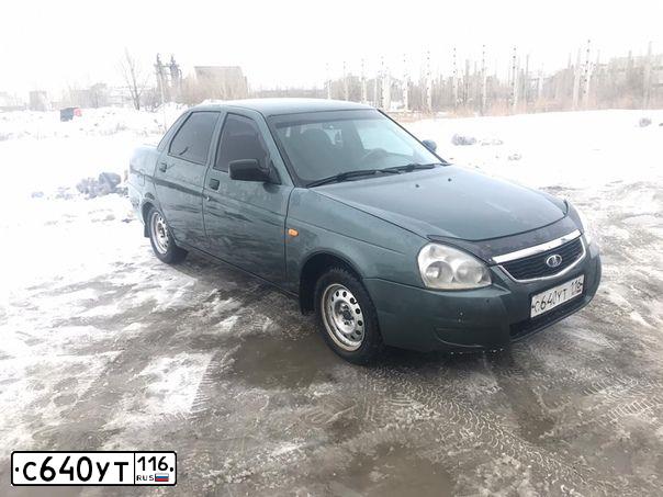 Фото автомобиля LADA 2170 PRIORA, 2007 — госномер Н868АВ716. Цвет: Серо-сине-зеленый