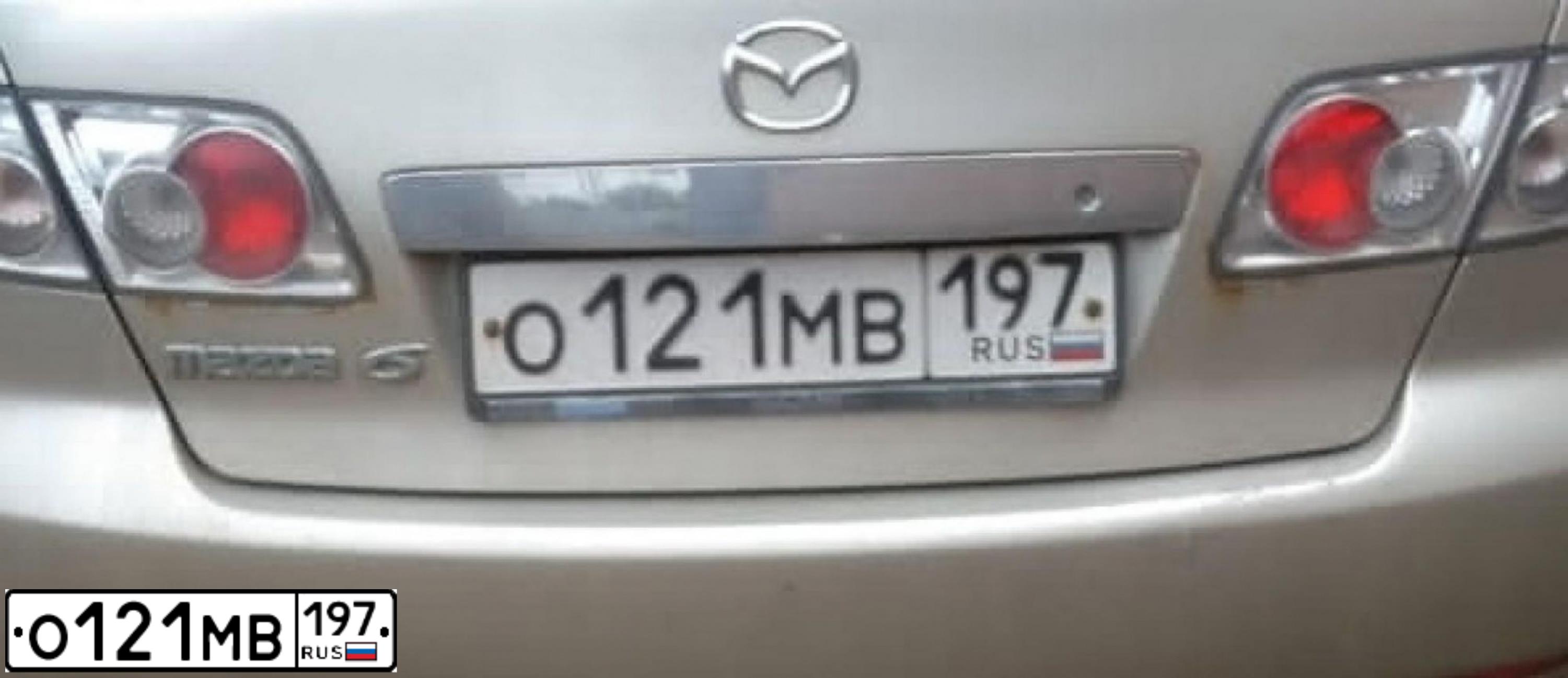 Фото автомобиля MAZDA 6, 2004 — госномер Н379НО30. Цвет: СЕРЫЙ