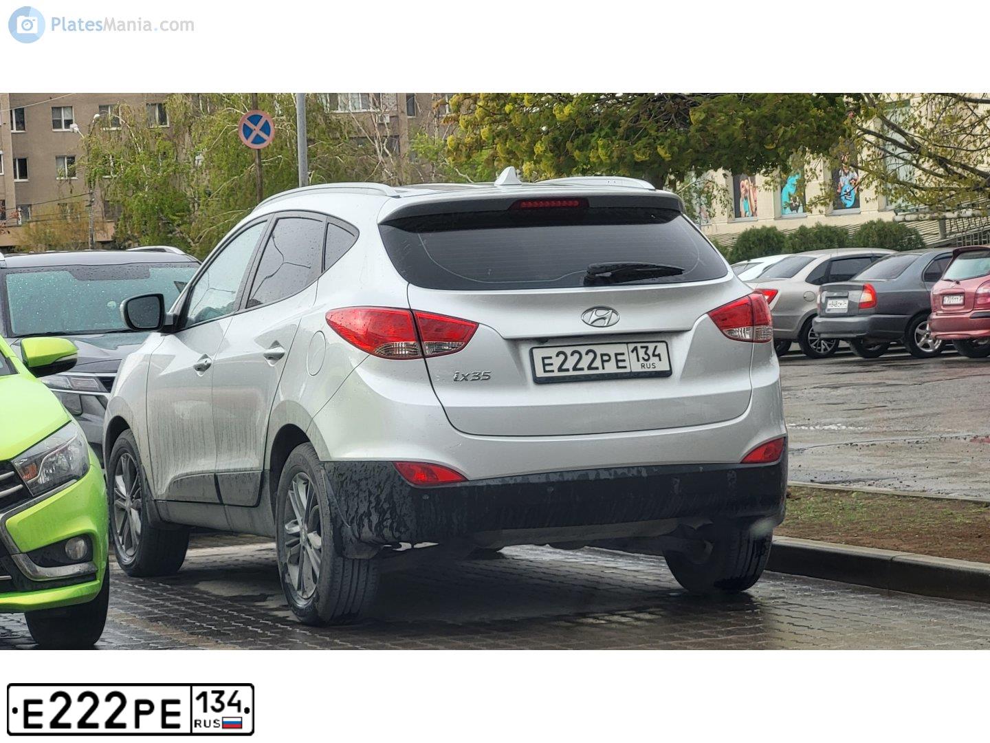 Фото автомобиля TAGAZ ACCENT, 2008 — госномер Е222РЕ134. Цвет: СВЕТЛО-БЕЖЕВЫЙ
