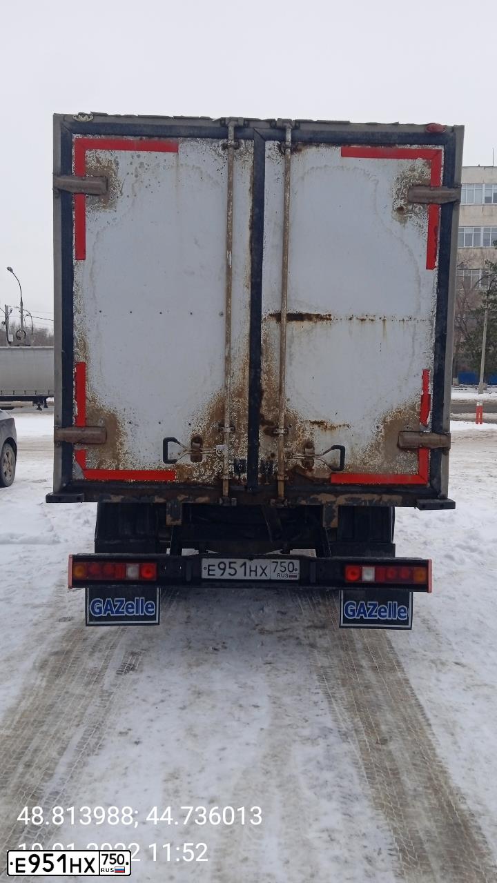 Фото автомобиля GAZ 3302 EL, 2006 — госномер Е951НХ750. Цвет: ЮНИОР
