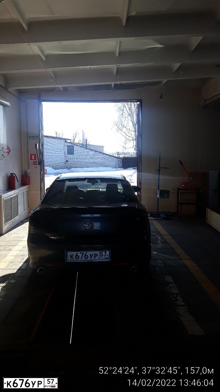 Фото автомобиля MAZDA 6, 2011 — госномер К676УР57. Цвет: ТЕМНО-СЕРЫЙ