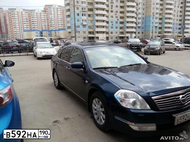 Фото автомобиля NISSAN TEANA, 2006 — госномер К513ТК154. Цвет: ТЕМНО СИНИЙ