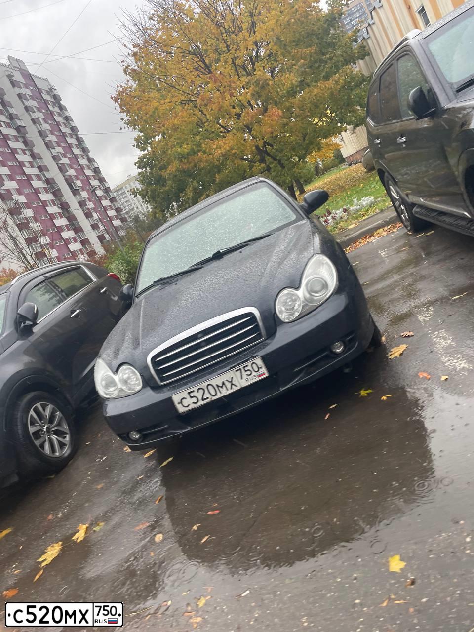 Фото автомобиля TAGAZ SONATA, 2008 — госномер С520МХ750. Цвет: ЧЕРНЫЙ