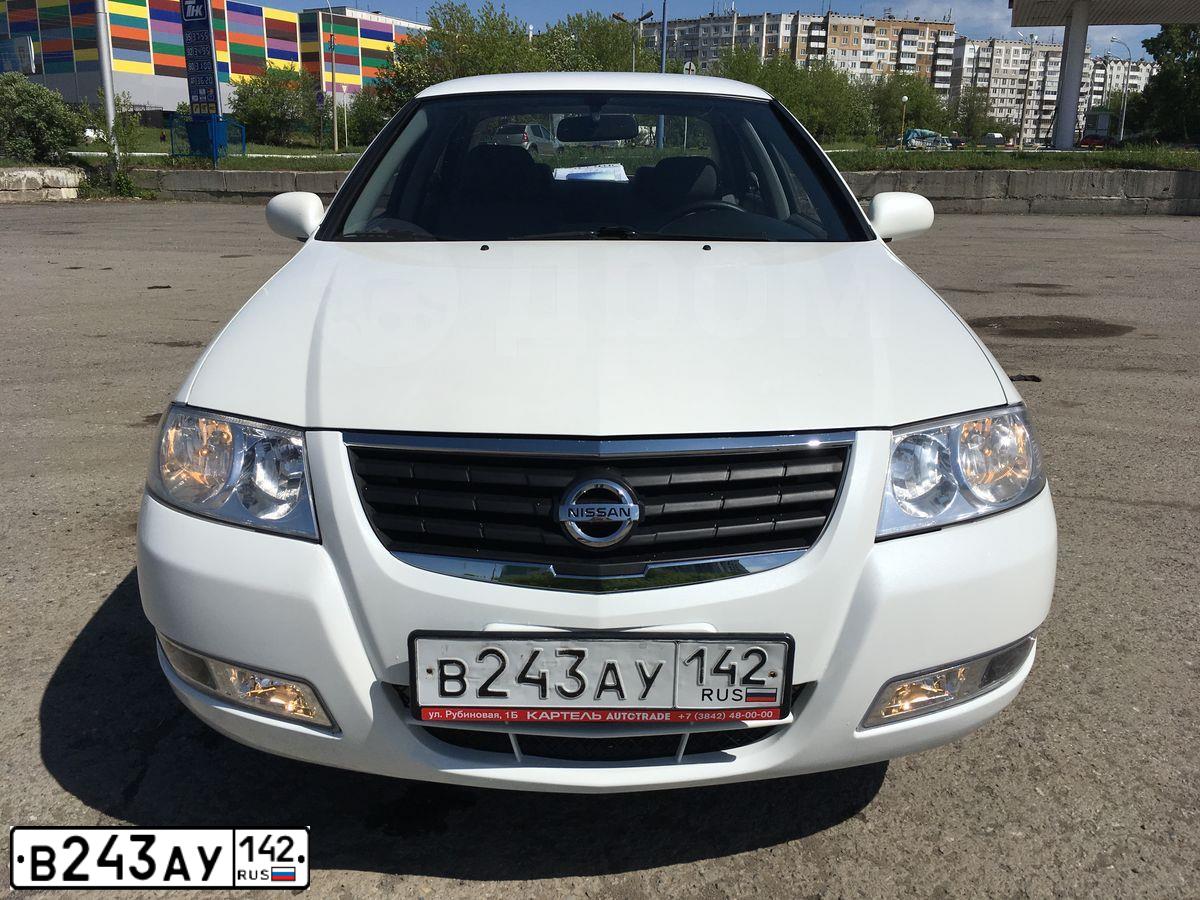 Фото автомобиля NISSAN ALMERA, 2011 — госномер В243АУ142. Цвет: Белый