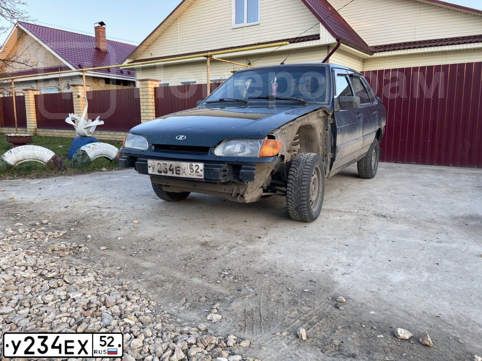 Фото автомобиля LADA 2115 SAMARA, 2007 — госномер В022СО43. Цвет: Темно-зеленый