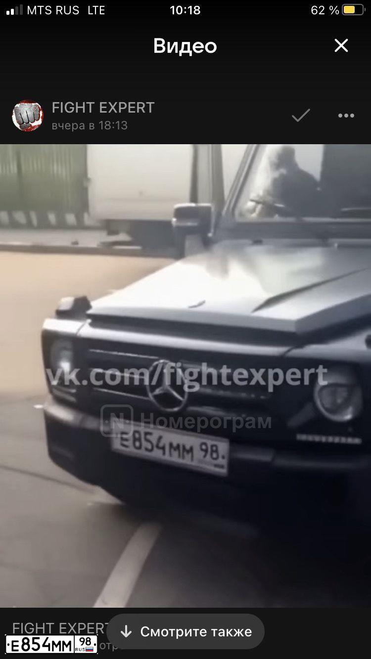 Фото автомобиля MERCEDES G-KLASSE, 1988 — госномер Е854ММ98. Цвет: ЧЕРНЫЙ