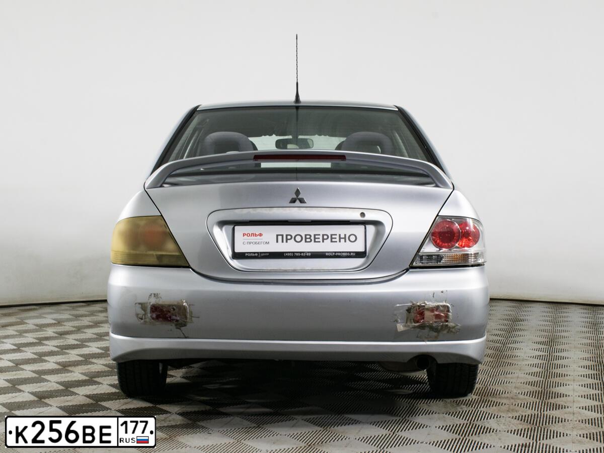 Фото автомобиля MITSUBISHI LANCER, 2005 — госномер А353КЕ977. Цвет: СЕРЫЙ