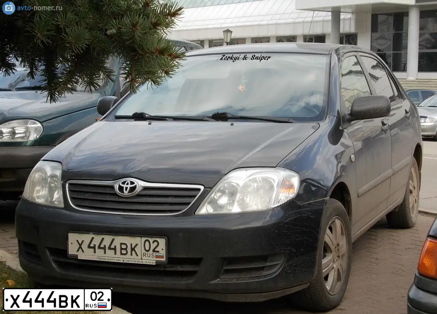 Фото автомобиля TOYOTA RAV4, 2016 — госномер Х444ВК02. Цвет: ЧЕРНЫЙ