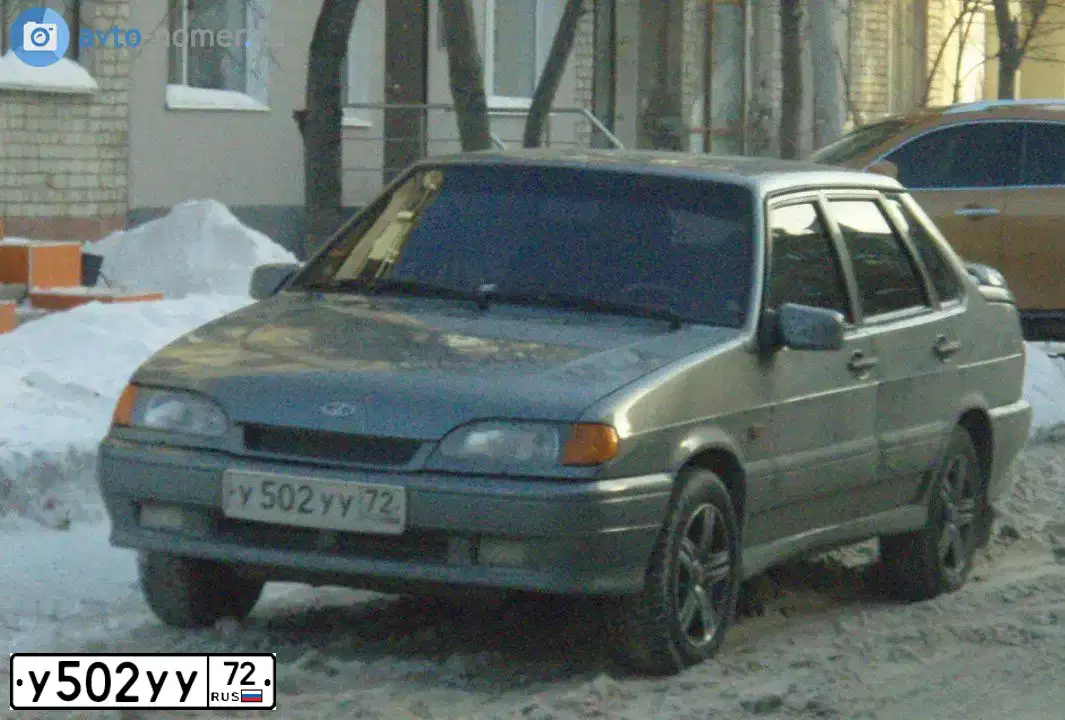 Фото автомобиля LADA 2115 SAMARA, 2006 — госномер У502УУ72. Цвет: СЕРО-ЗЕЛЕНЫЙ МЕТ