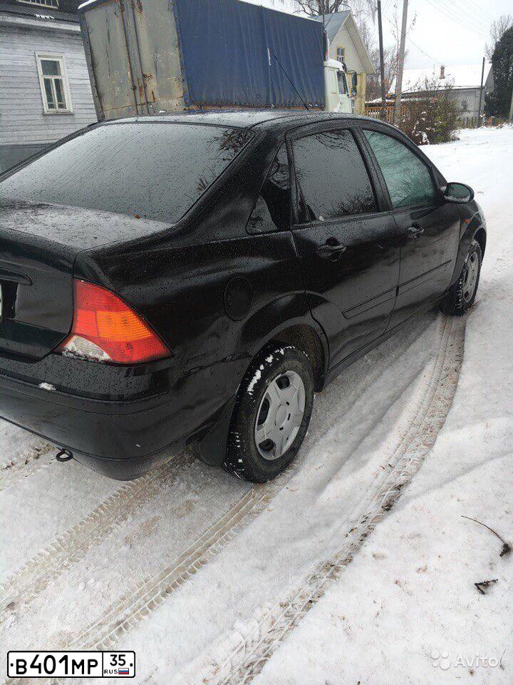 Фото автомобиля FORD FOCUS, 2003 — госномер В401МР35. Цвет: ЧЕРНЫЙ