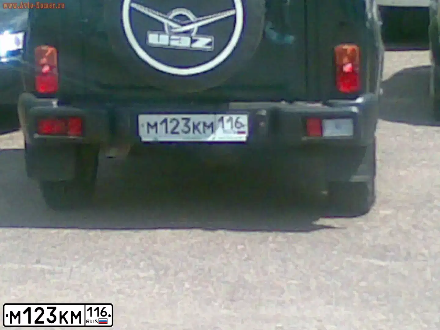 Фото автомобиля UAZ 3151 / HUNTER, 2008 — госномер М123КМ116. Цвет: Амулет металлик 